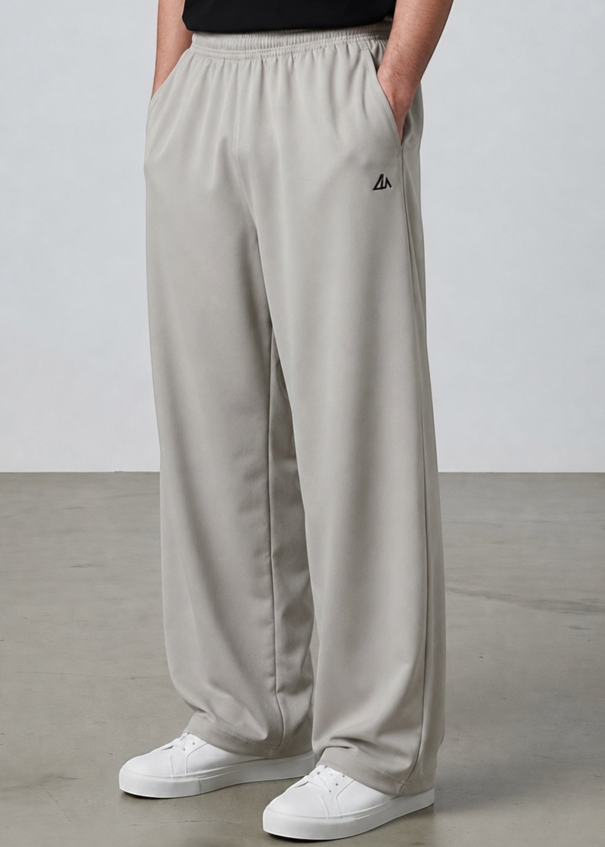 Beige Unisex Ease Fit Trouser