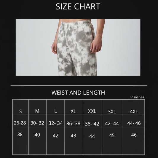 Frosted Acid Wash Trouser