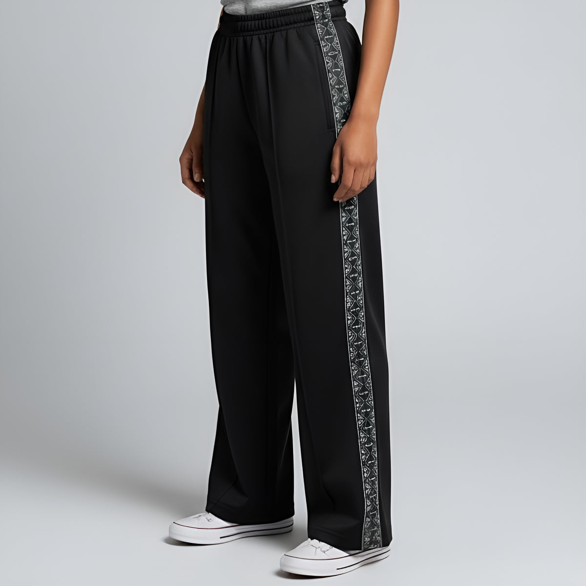 Tribal Stripe Loose Fit Trouser