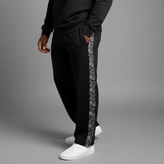 Black Verge Panel Tracksuit