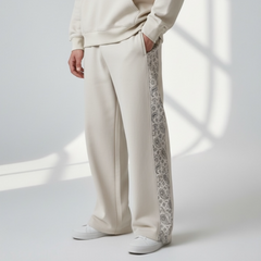 Beige Verge Panel Tracksuit