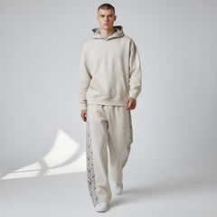 Beige Verge Panel Tracksuit