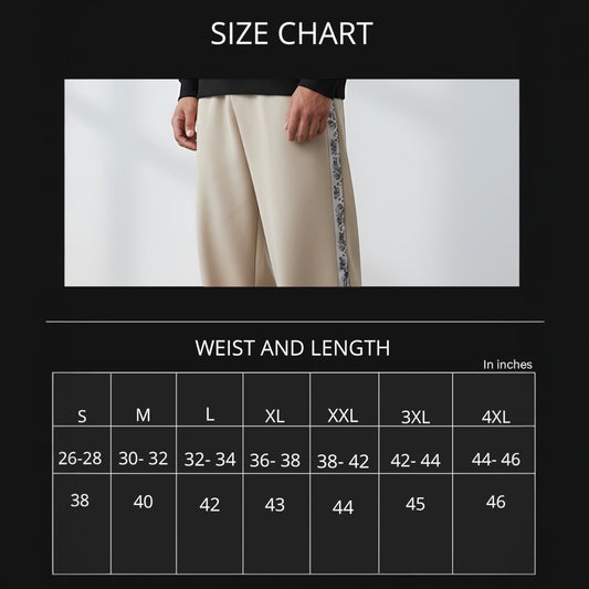 Beige Void Panel Trouser
